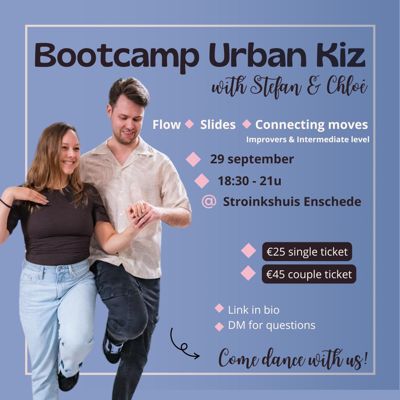 Bootcamp Urban Kiz Enschede: CloudKiz te Enschede