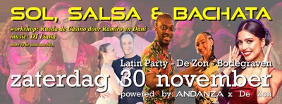 El Sol - XL edition 3 - DJ Liana - ws Rueda - shows: Andanza Salsa en Bachata te Bodegraven