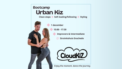 Bootcamp Urban Kiz Stefan & Chloé: CloudKiz te Enschede