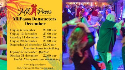 MilPasos Kerstlunch-dansant: MilPasos te Heerhugowaard