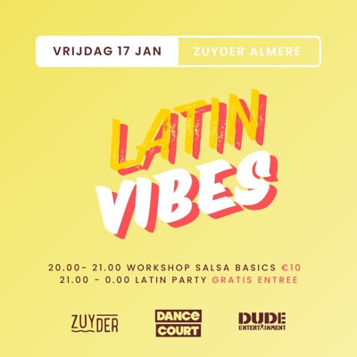 Latin Vibes party Zuyder (DJ Dude): Dude Entertainment te Almere