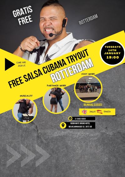 Free Tryout Salsa Rotterdam (Cuban Style): salsamania.nl te Rotterdam