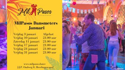 MilPasos Dansmeters 3 januari-Afgelast: MilPasos te Heerhugowaard