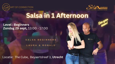 Salsa in 1 Afternoon - Beginners: Art of Connection te Utrecht