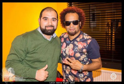 Interview met Amarfis tijdens de Latin Dance Night.