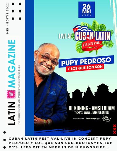 De mei 2022 editie van het Latin-Magazine.