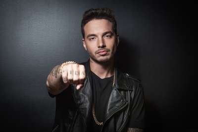 Reggaeton ster J. Balvin in de Paradiso Amsterdam.