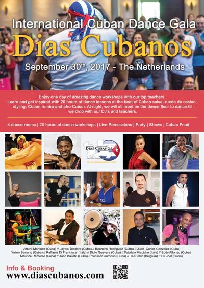 Internationaal Cubaans salsa evenement Dias Cubanos - de Gala Editie.