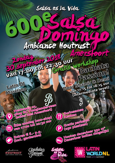 600e Salsa Domingo in Amersfoort Noord.