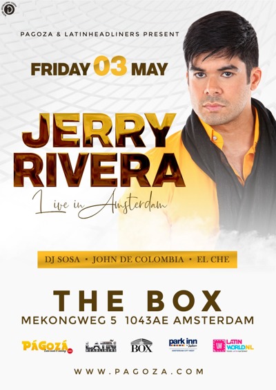 Jerry Rivera in concert Amsterdam 2019.