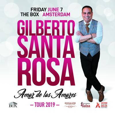 Gilberto Santa Rosa ‘El caballero de la salsa’ in concert in The Box Amsterdam.