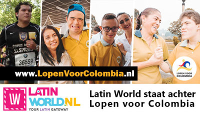 Lopen voor Colombia in Philadelphia.