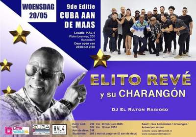 Concert Elito Reve y su Charangon in Rotterdam.