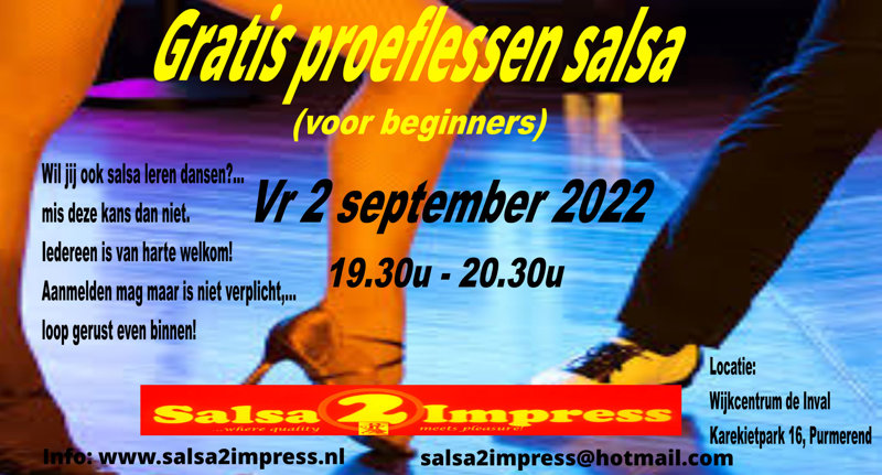 Dansschool Salsa2impress in Purmerend
